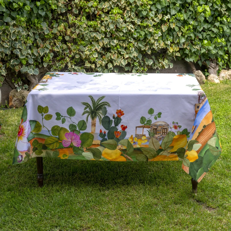 Tovaglia in Puro Cotone - Essenza Mediterranea