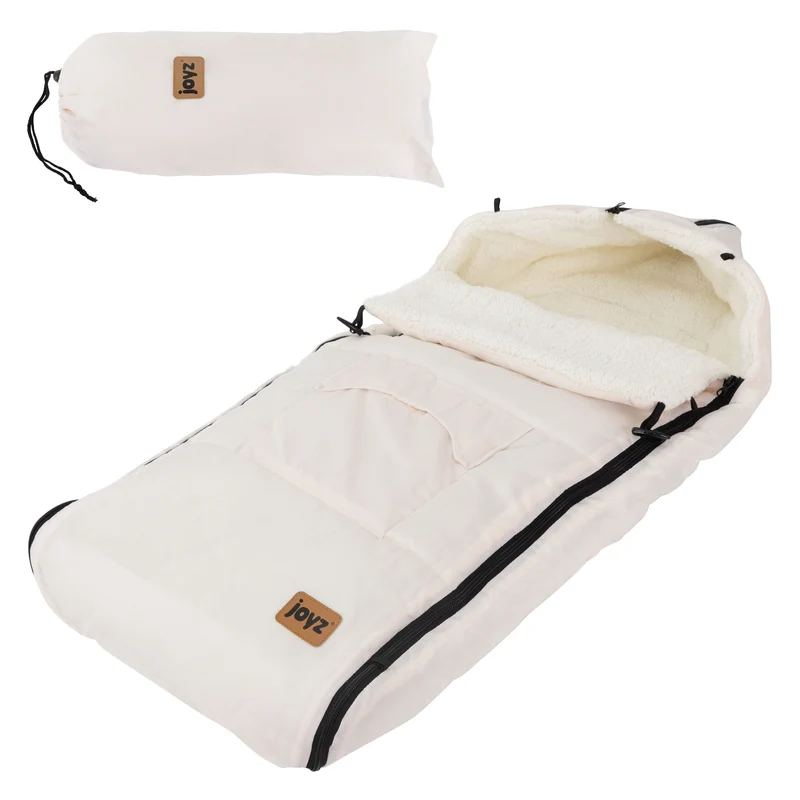 Joyz | Babyfußsack 94x48x10 cm Universal Fußsack für Babyschale, Sitzauflage aus Fleece, Wetterfest Winterfußsack
