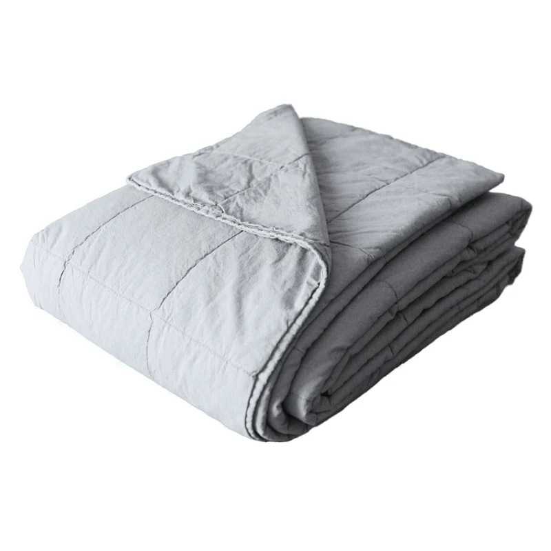 Trapuntino Leggero in Percalle di Cotone StoneWashed - Husky