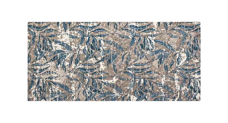 Tappeto Arredo Moderno in Ciniglia Antiscivolo Made in italy Foliage Ottanio Il Gruppone
