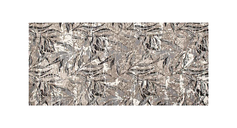 Tappeto Arredo Moderno in Ciniglia Antiscivolo Made in italy Foliage Antracite Il Gruppone