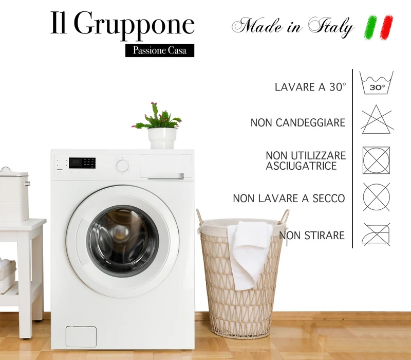 Tappeto Arredo Moderno in Ciniglia Antiscivolo Made in italy Esopo Rosso Il Gruppone