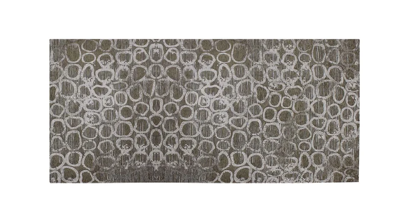 Tappeto Arredo Moderno in Ciniglia Antiscivolo Made in italy Esopo Grigio Il Gruppone