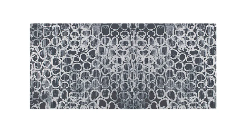 Tappeto Arredo Moderno in Ciniglia Antiscivolo Made in italy Esopo Antracite Il Gruppone