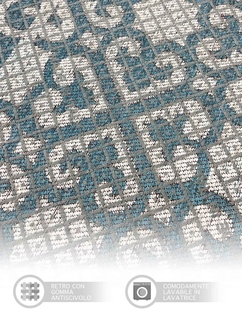 Tappeto Arredo Moderno Sala Cucina Camera in Ciniglia Made in italy Il Gruppone