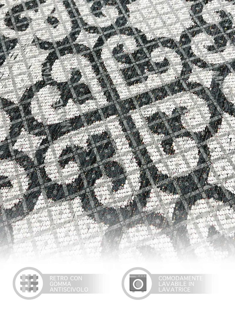 Tappeto Arredo Moderno Sala Cucina Camera in Ciniglia Made in italy Il Gruppone