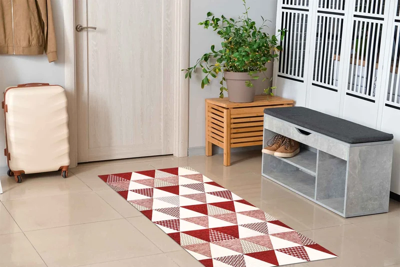 Tappeto Arredo Moderno Antiscivolo in Ciniglia Made in italy Cotone Il Gruppone