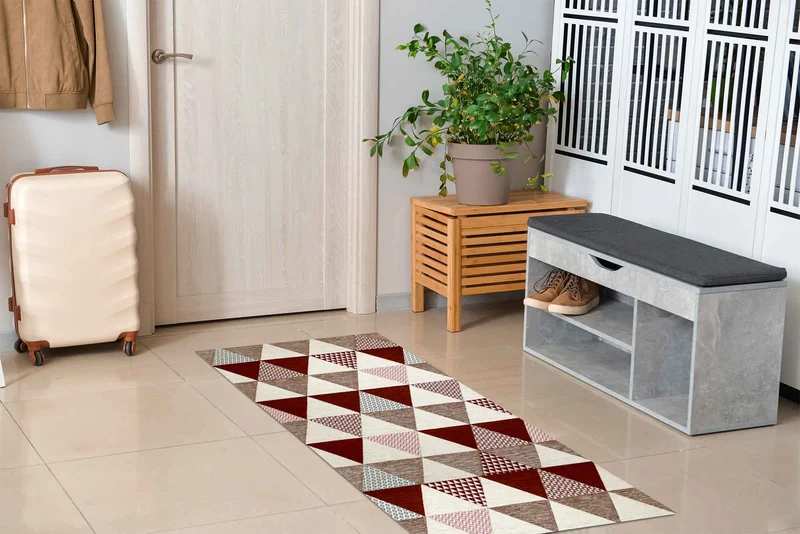 Tappeto Arredo Moderno Antiscivolo in Ciniglia Made in italy Cotone Il Gruppone