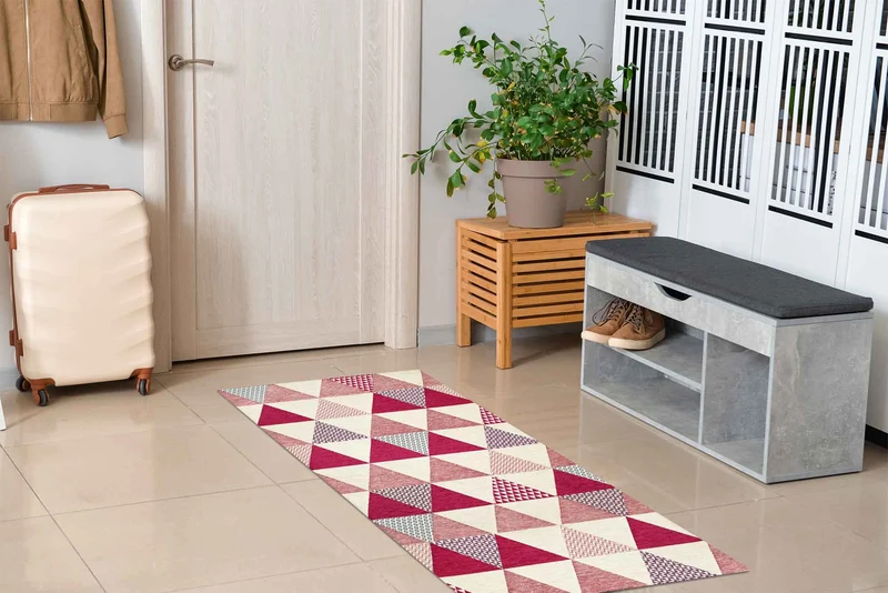 Tappeto Arredo Moderno Antiscivolo in Ciniglia Made in italy Cotone Il Gruppone