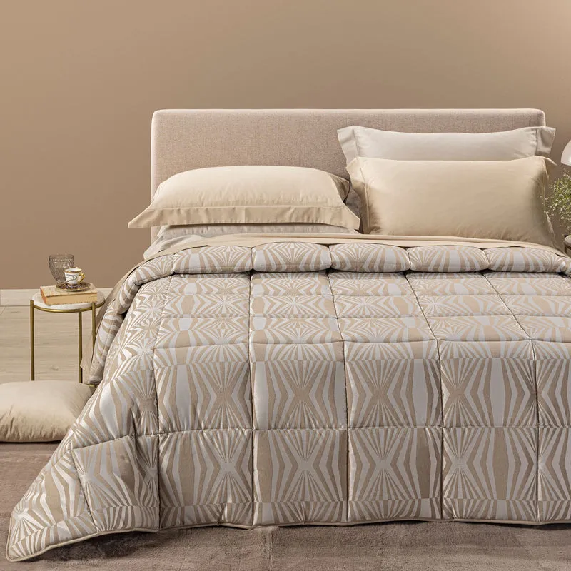 Trapunta Santal Barocco in Raso Jacquard 300 gr/mq