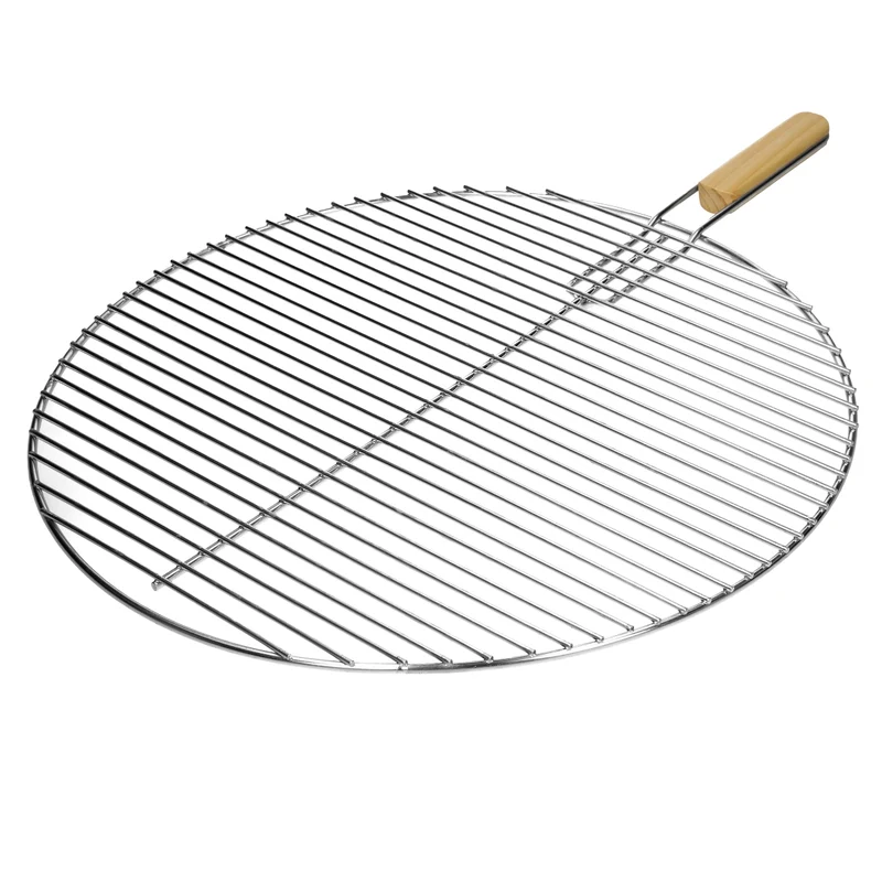 ECD Germany | Grillrost mit abnehmbaren Griffen aus Edelstahl, Outdoor Grillplatte robust für Gasgrill Holzkohlegrill BBQ Feuerstelle