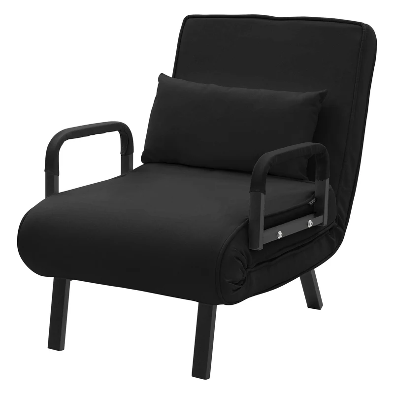 ML-DESIGN | Schlafsessel mit Bettfunktion 186x60 cm aus Stahl/Chenille Sessel mit Schlaffunktion klappbar Bettsessel Klappsessel Schlafsofa