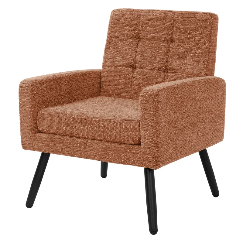 ML-DESIGN | Sessel mit Armlehnen 66,5x80x63,5 cm Stahlgestell/Webstruktur Relaxsessel Lesesessel Ohrensessel Fernsehsessel für Wohnzimmer