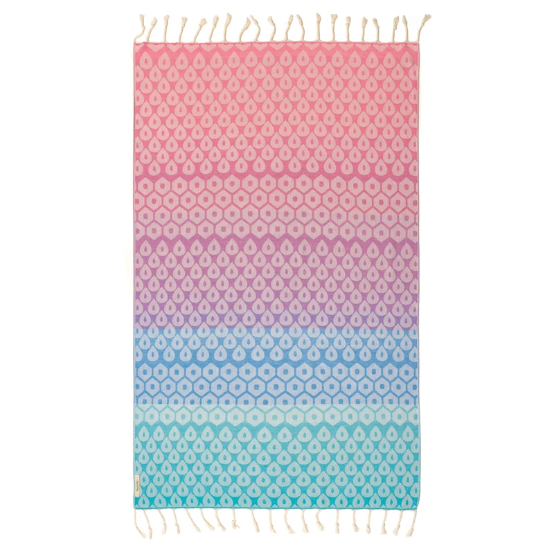 Telo Mare Fouta in Cotone e Bamboo Jacquard - Del Rey