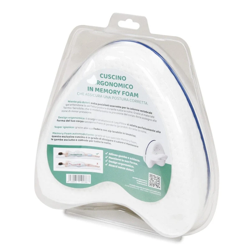 Cuscino per Supporto Gambale in Memory Foam - Leg Pillow
