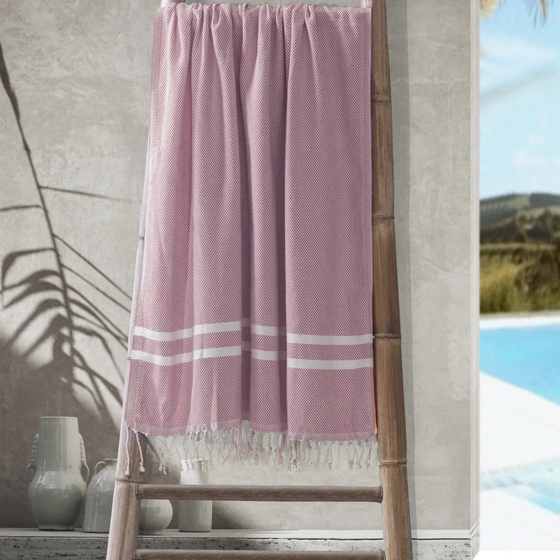 Telo Mare Fouta in Puro Cotone Tinta Unita - Portorico