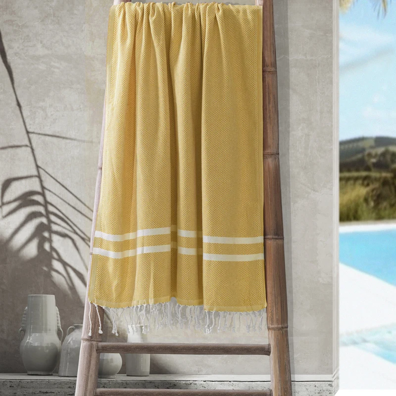 Telo Mare Fouta in Puro Cotone Tinta Unita - Portorico