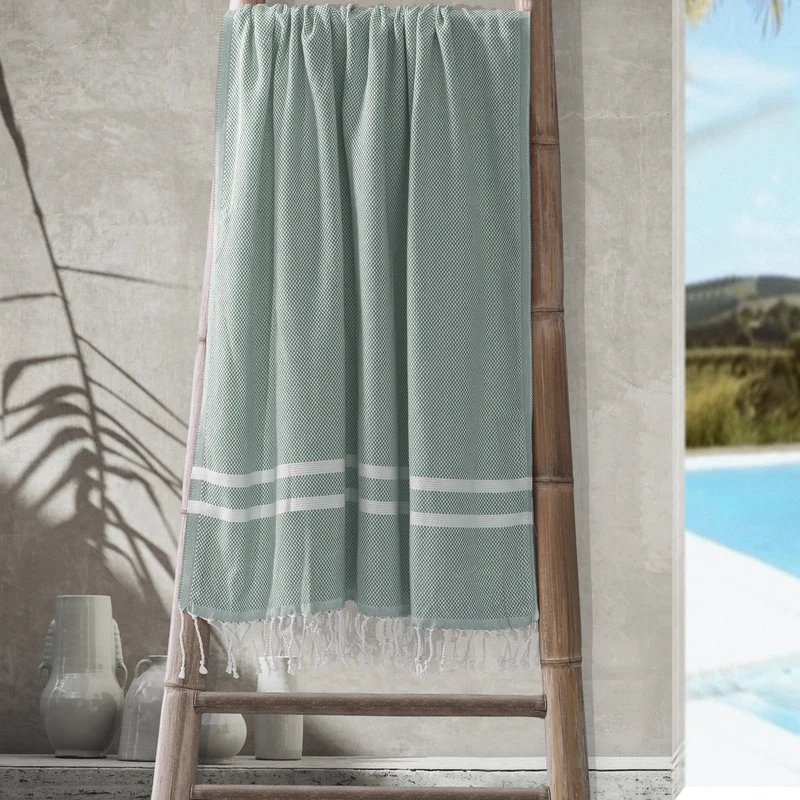 Telo Mare Fouta in Puro Cotone Tinta Unita - Portorico