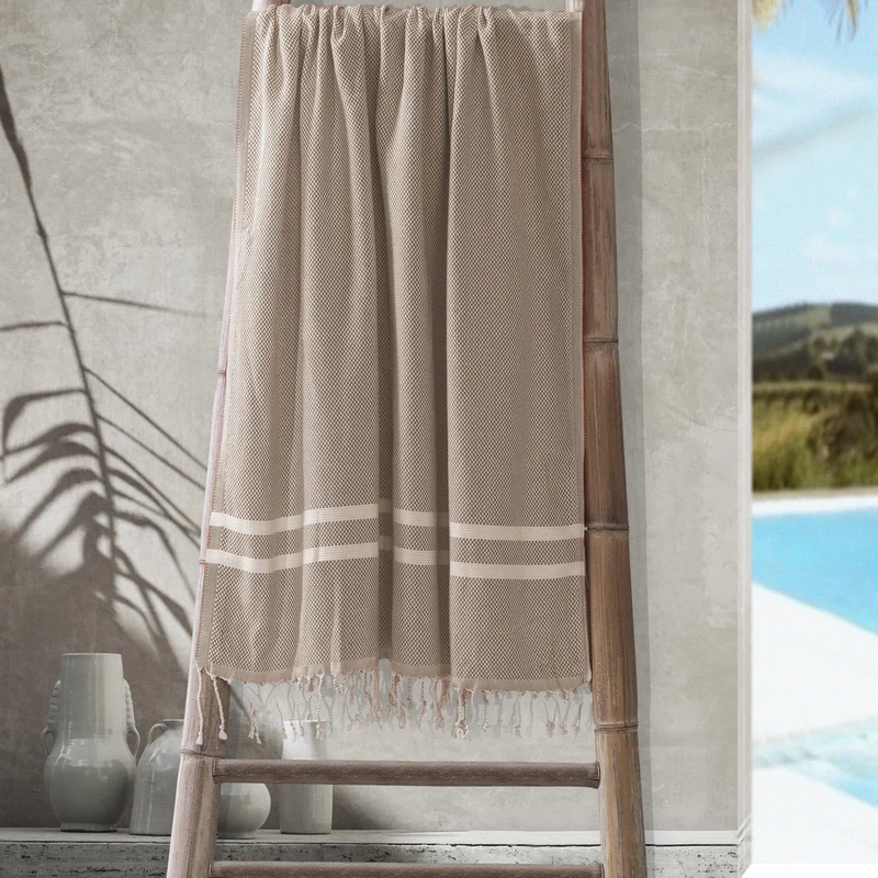 Telo Mare Fouta in Puro Cotone Tinta Unita - Portorico