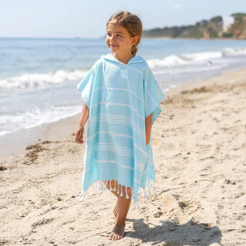 Poncho in Puro Cotone Towel to Go - Ipanema