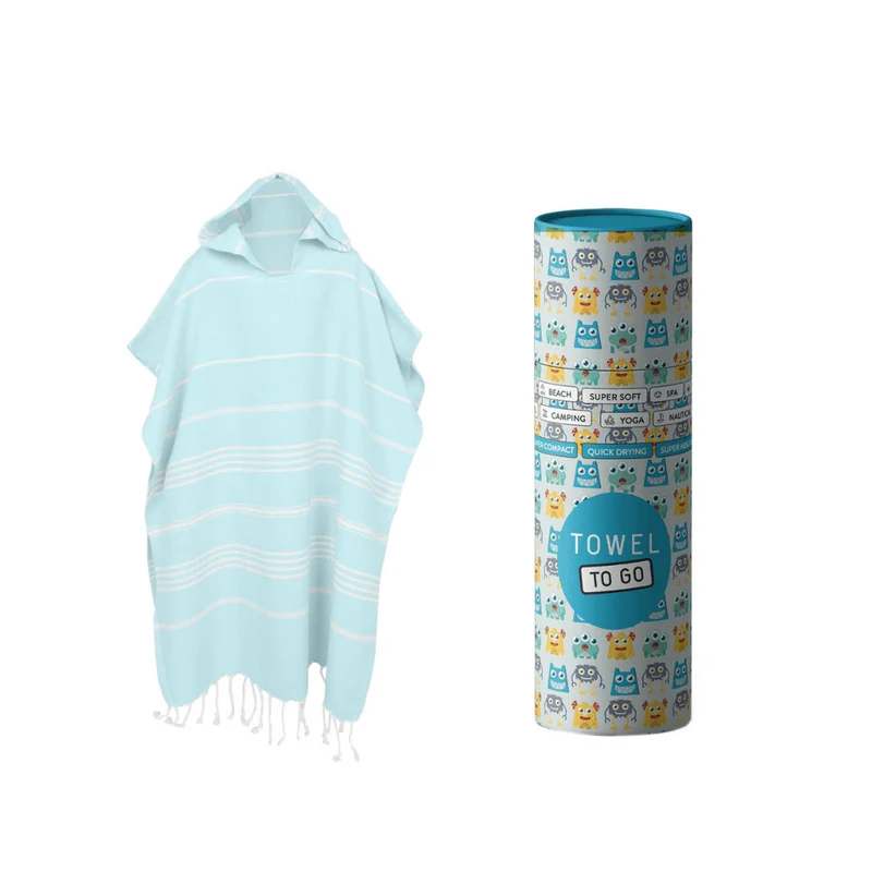 Poncho in Puro Cotone Towel to Go - Ipanema