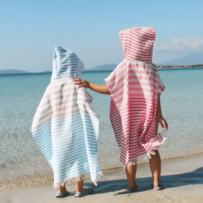Poncho in Puro Cotone Towel to Go - Ipanema