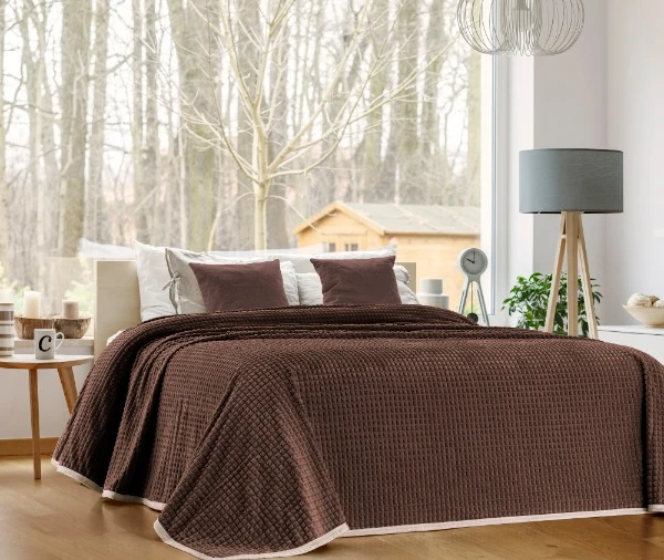 Coperta Invernale in Pile Morbida Quadrettata Il Gruppone
