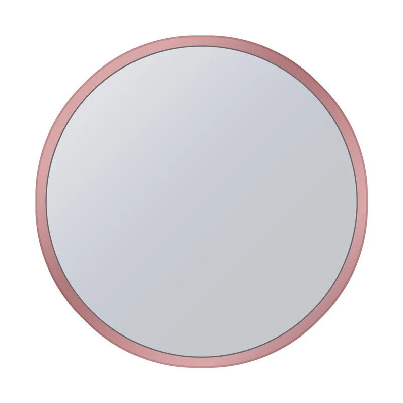 B-Ware Beistelltisch 2er Set Ø 40x45 / 45x55 cm Kupfer aus Metall und Spiegelglas WOMO-Design