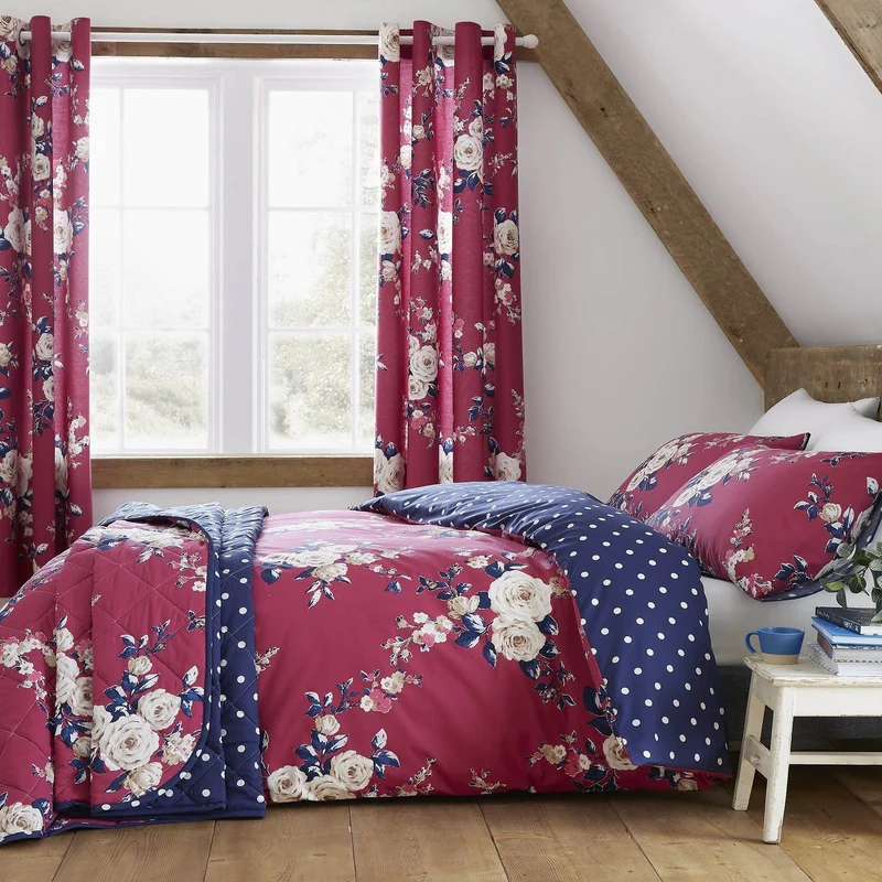 Lenzuolo Sotto con Angoli in Cotone Fantasia Pois - Canterbury