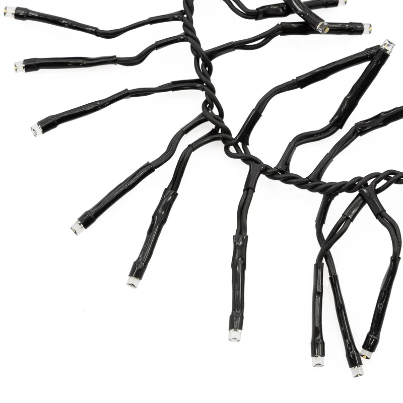 Cluster Lichterkette LED 8,5m, 1152 LEDs Warmweiß, 8 Leuchtmodi IP44 Innen/Außen