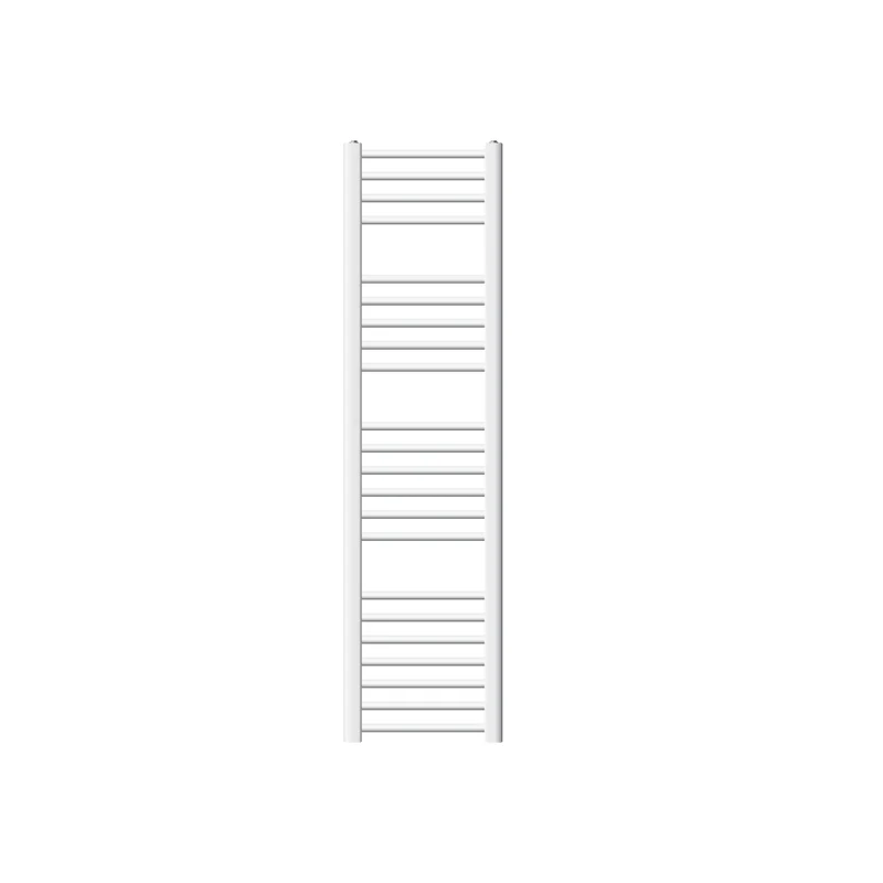 Badheizkörper Sahara 300x1400 mm Weiß gerade mit Seitenanschluss LuxeBath