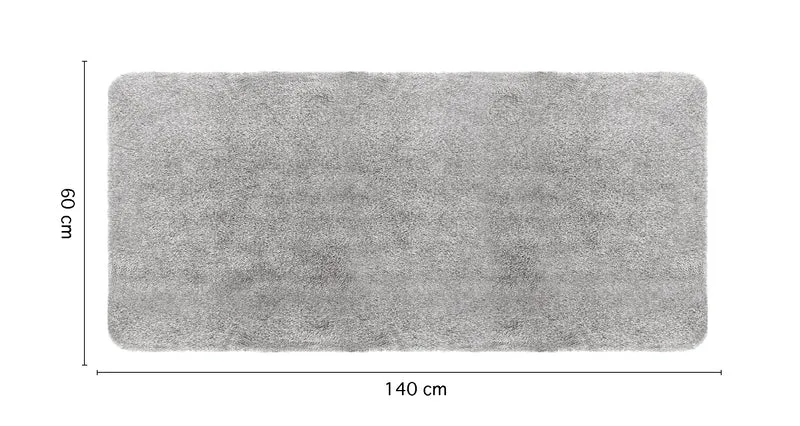 Tappeto in Finta Pelliccia Sintetica Tinta Unita Effetto Rabbit A Pelo Lungo Il Gruppone