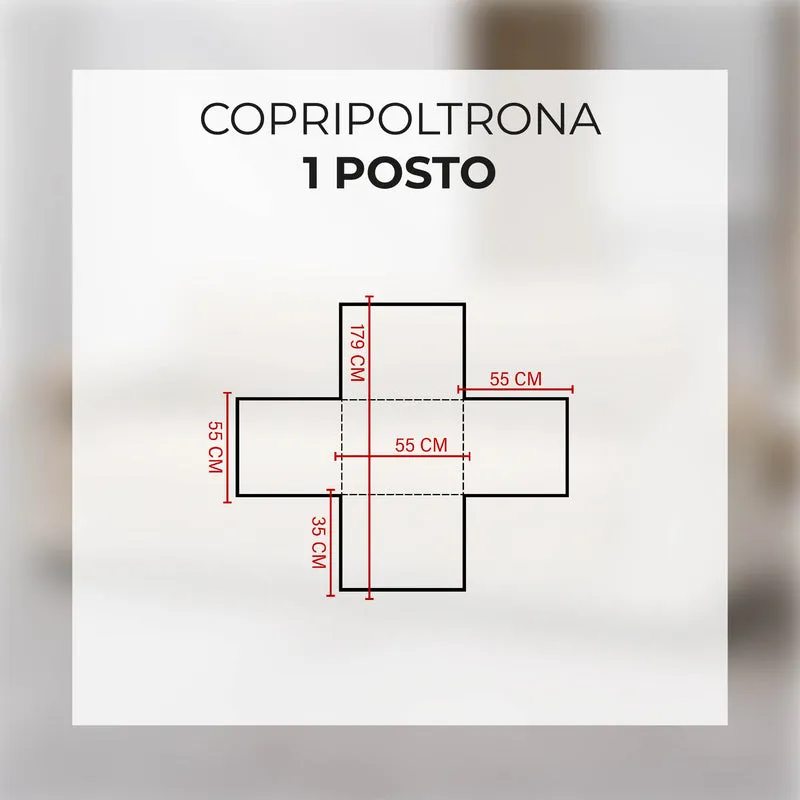 Copridivano Trapuntato con Braccioli Antimacchia Impermeabile con Elastico Antiscivolo Il Gruppone