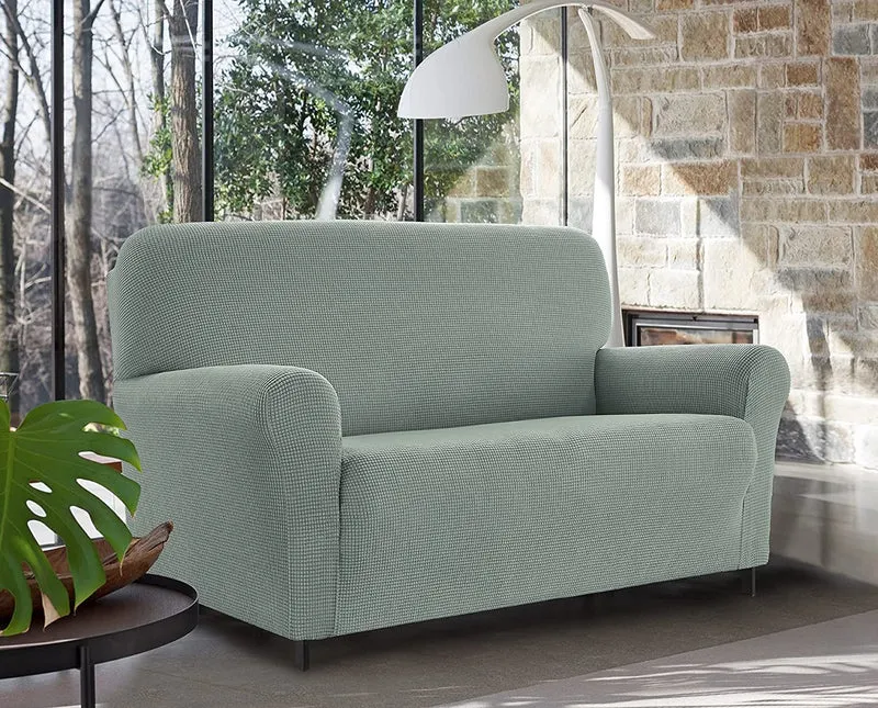 Copridivano Elasticizzato Jacquard Modello Harry Antiscivolo Antigraffio Universale con Braccioli Il Gruppone