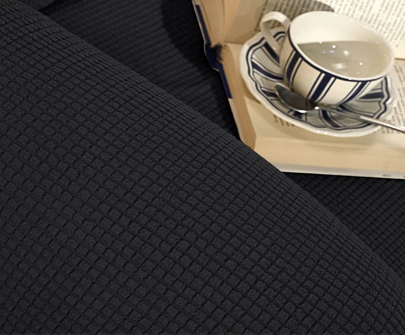 Copridivano Elasticizzato Jacquard Modello Harry Antiscivolo Antigraffio Universale con Braccioli Il Gruppone