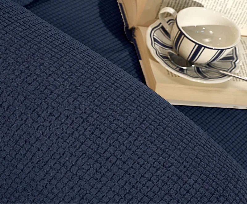 Copridivano Elasticizzato Jacquard Modello Harry Antiscivolo Antigraffio Universale con Braccioli Il Gruppone