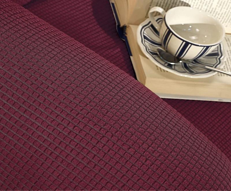 Copridivano Elasticizzato Jacquard Modello Harry Antiscivolo Antigraffio Universale con Braccioli Il Gruppone
