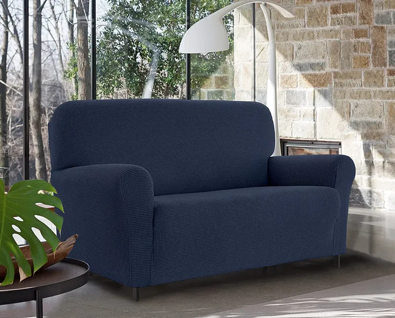 Copridivano Elasticizzato Jacquard Modello Harry Antiscivolo Antigraffio Universale con Braccioli Il Gruppone