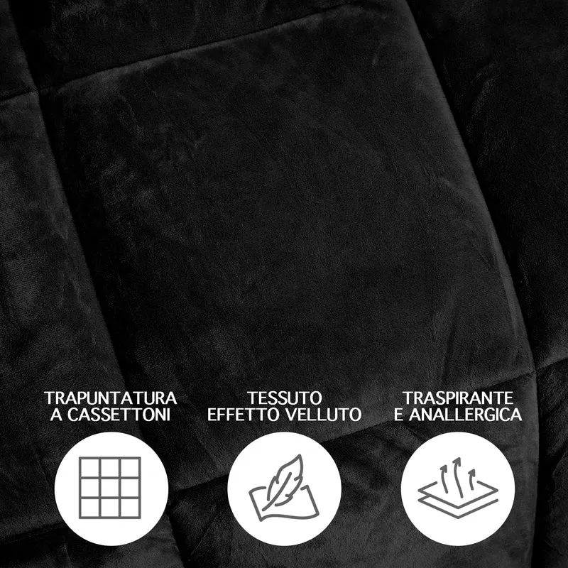 Trapunta Invernale in Tessuto Flanellato Effetto Velluto 550 g/mq Il Gruppone