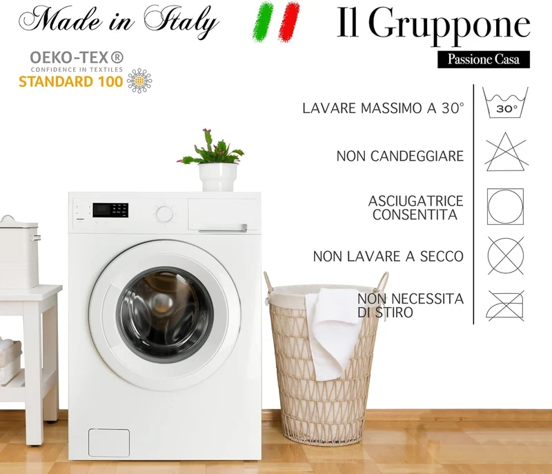 Trapunta Matrimoniale Invernale Stampata con Imbottitura Anallergica Made in Italy Il Gruppone