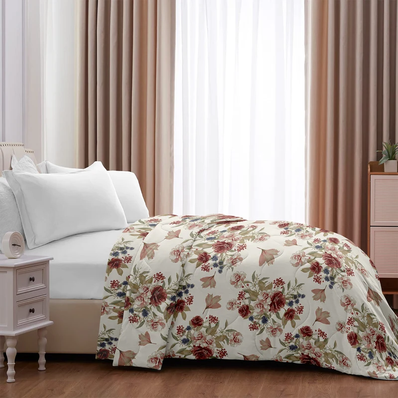 Trapunta Matrimoniale Invernale Stampata con Imbottitura Anallergica Made in Italy Il Gruppone