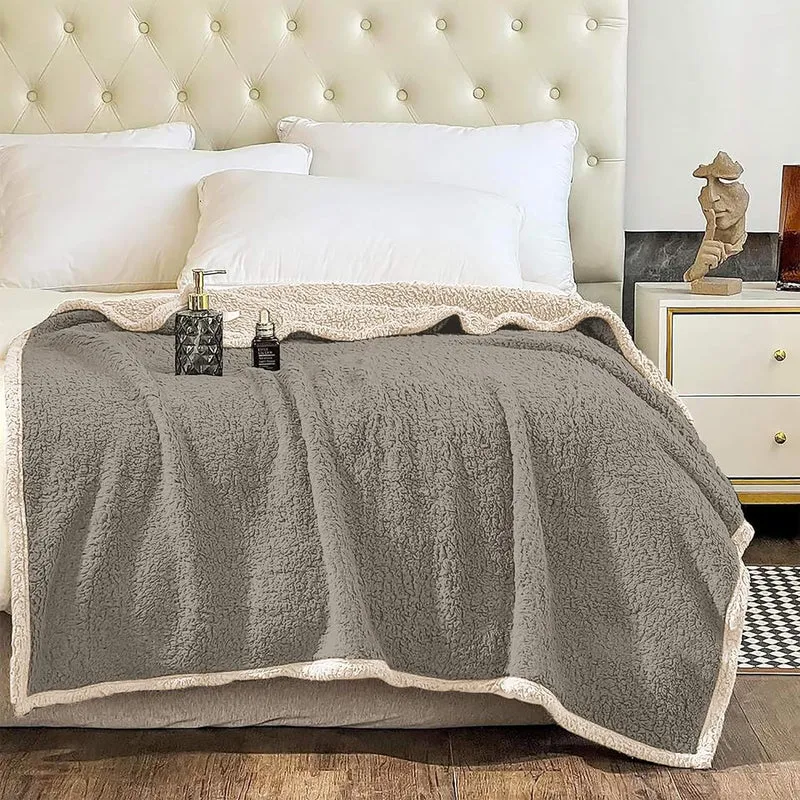 Coperta Invernale Pile con Sherpa Morbida 400 g/mq Il Gruppone