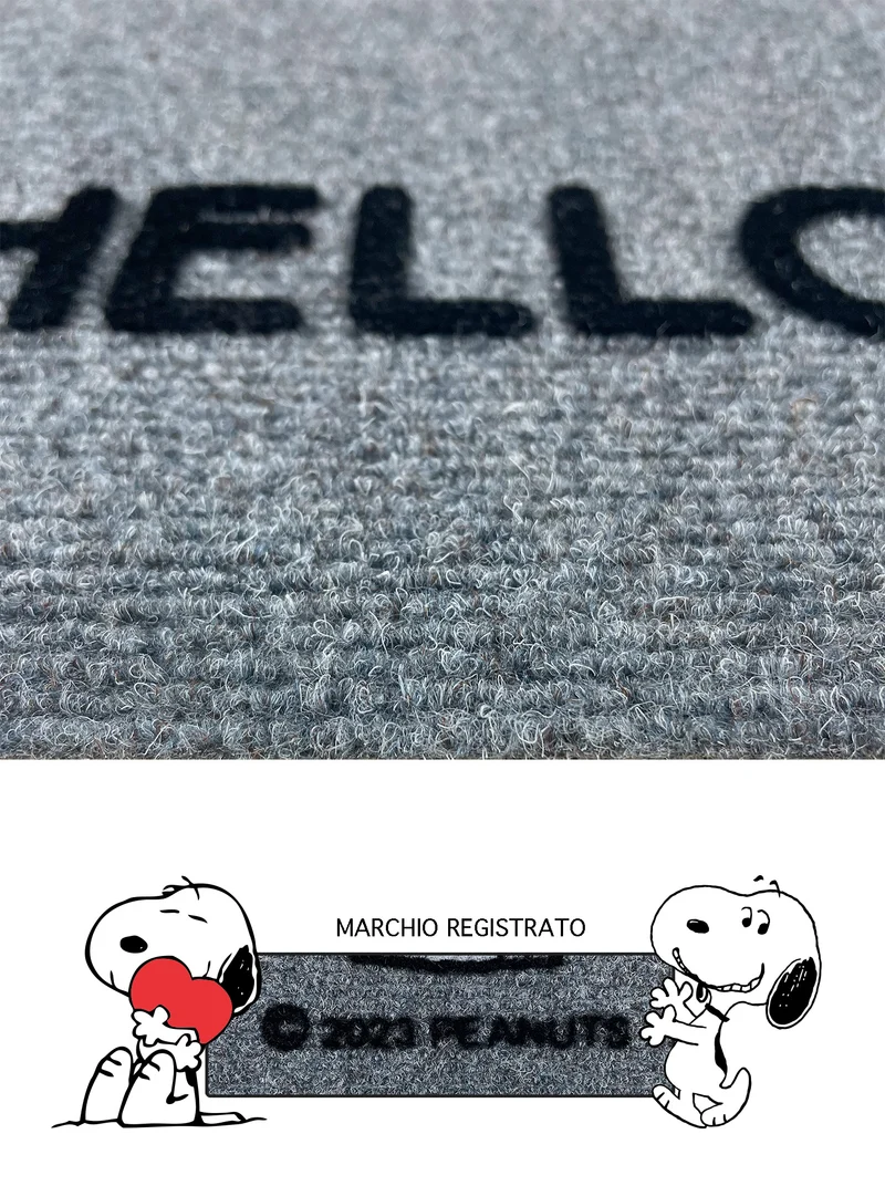 Peanuts Zerbino Ingresso Snoopy Originale Rettangolare 40 x 60 Cm Il Gruppone