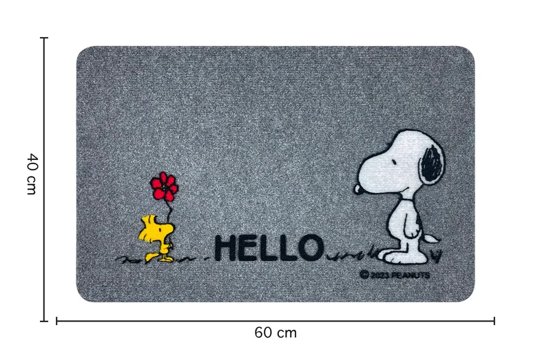 Peanuts Zerbino Ingresso Snoopy Originale Rettangolare 40 x 60 Cm Il Gruppone