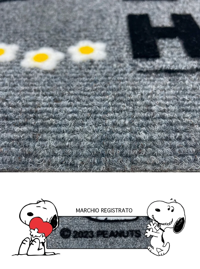 Peanuts Zerbino Ingresso Snoopy Originale Rettangolare 40 x 60 Cm Il Gruppone