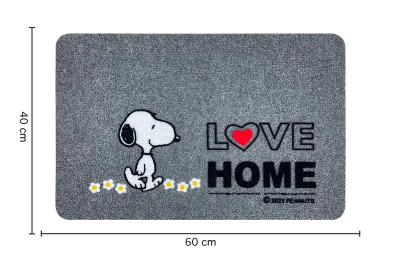 Peanuts Zerbino Ingresso Snoopy Originale Rettangolare 40 x 60 Cm Il Gruppone