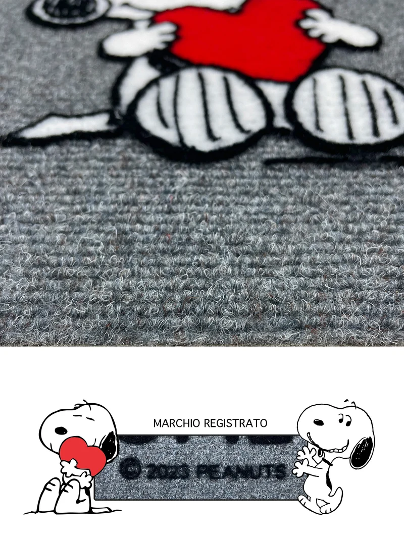 Peanuts Zerbino Ingresso Snoopy Originale Rettangolare 40 x 60 Cm Il Gruppone