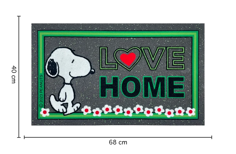 Peanuts Zerbino Ingresso Snoopy Originale Rettangolare 40 x 60 Cm Il Gruppone