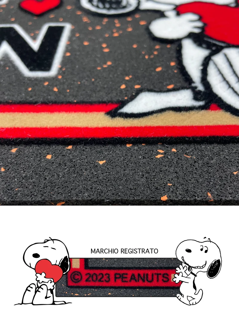 Peanuts Zerbino Ingresso Snoopy Originale Rettangolare 40 x 60 Cm Il Gruppone