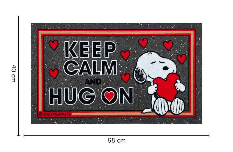 Peanuts Zerbino Ingresso Snoopy Originale Rettangolare 40 x 60 Cm Il Gruppone